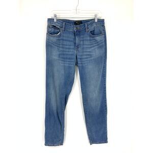 FRYE Women's Size 6 Regular Fit Slim Jeans Mid Rise Medium Wash Blue